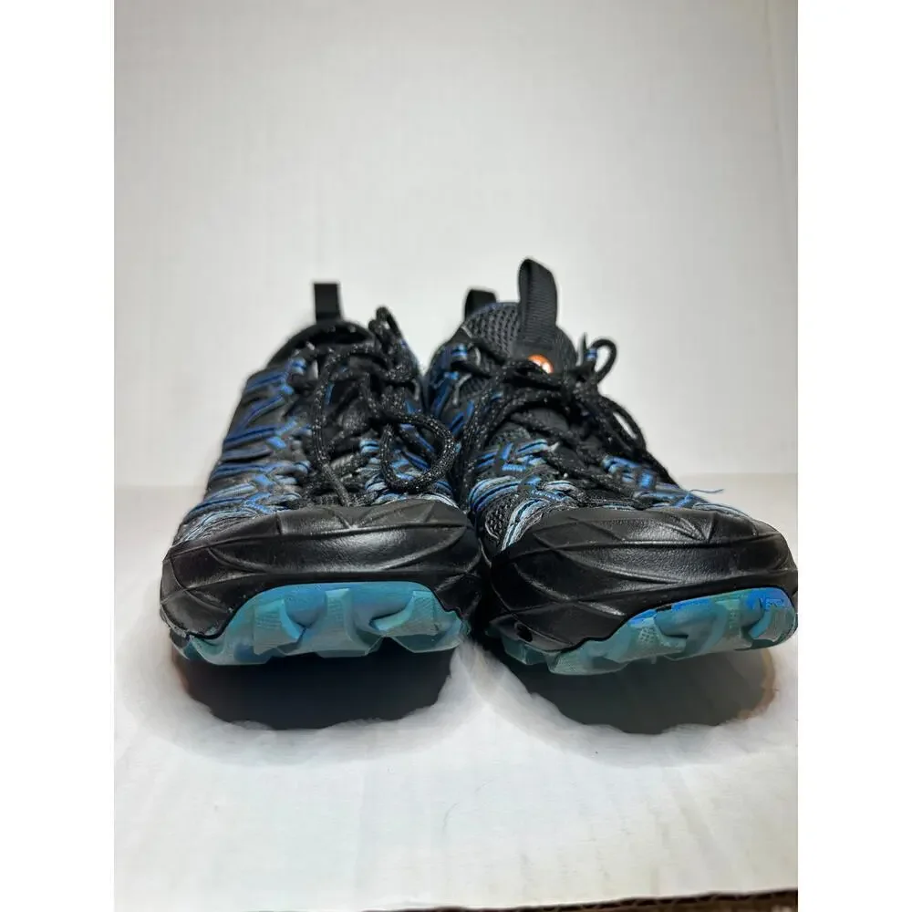 Merrell Size 8 Mens Choprock Hiking Shoes Sneakers Black Blue Outdoor